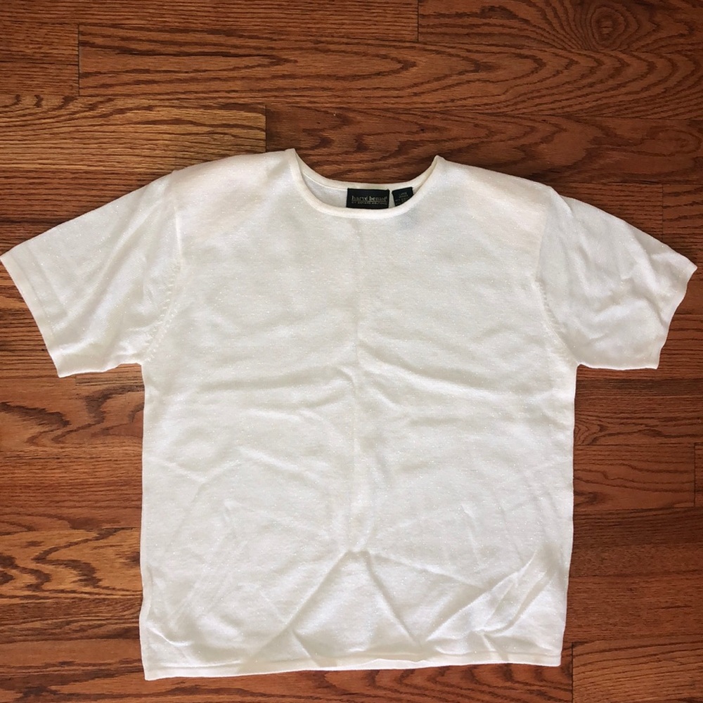 Sweater top, short sleeves